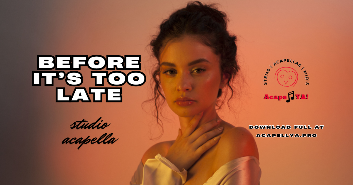 Sabrina Claudio - Before It's Too Late (Studio Acapella)