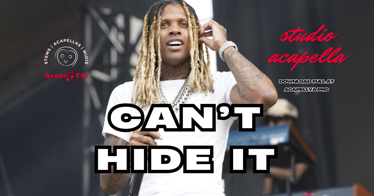 Lil Durk ft. Jhene Aiko - Can't Hide It (Studio Acapella)
