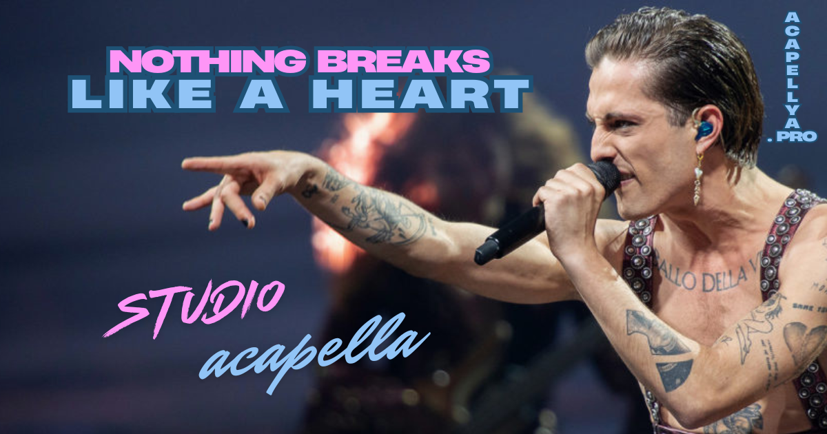 Damiano David - Nothing Breaks Like A Heart (Studio Acapella)