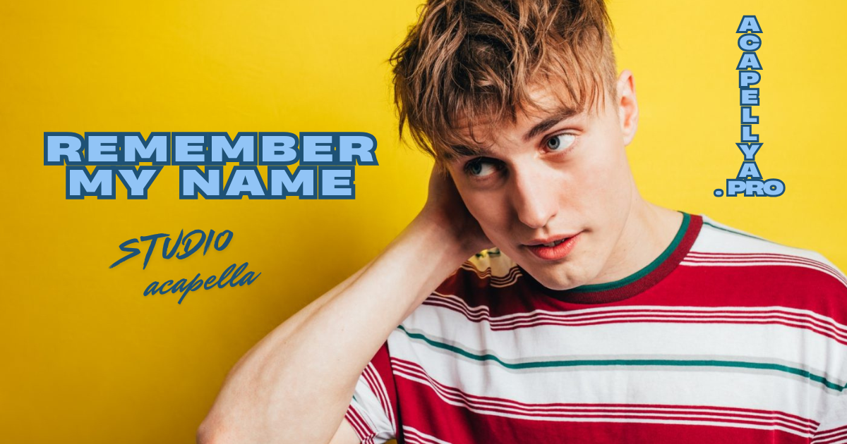 Sam Fender - Remember My Name (Studio Acapella)