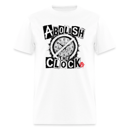 Abolish The Clock - white