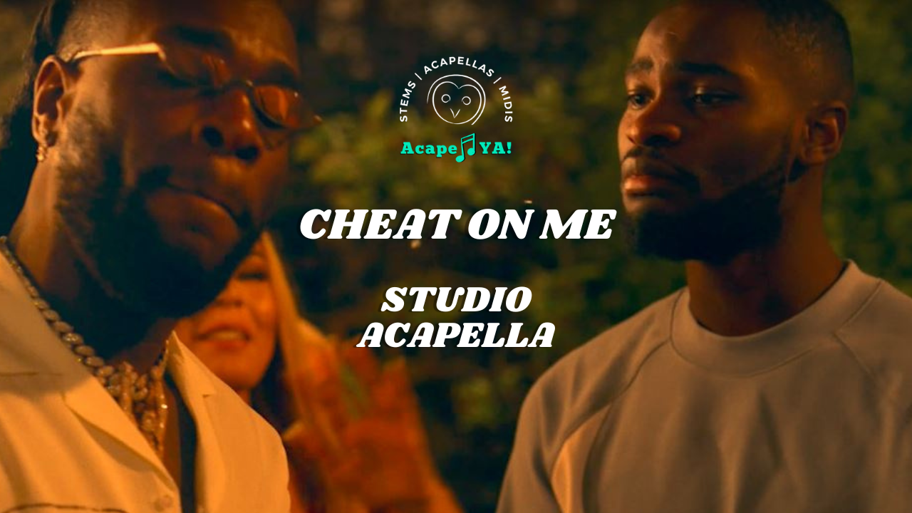 Burna Boy ft. Dave - Cheat On Me (Studio Acapella)