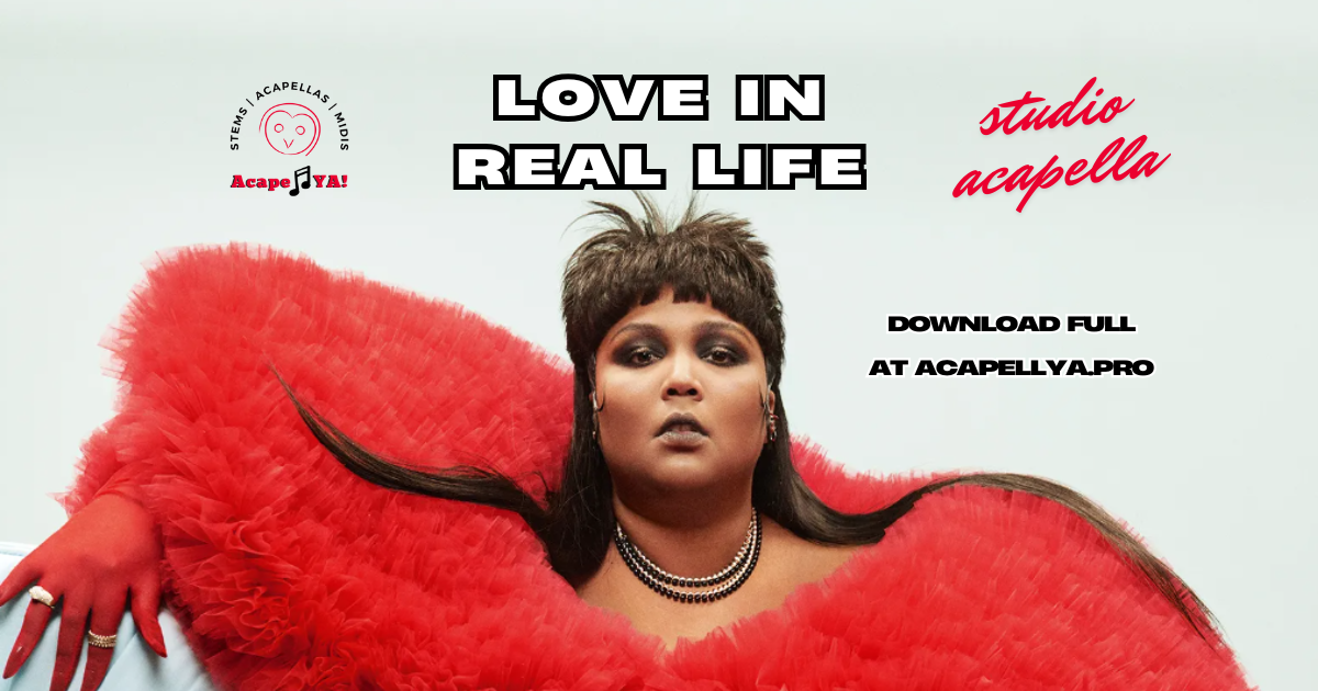 Lizzo - Love in Real Life (Studio Acapella)