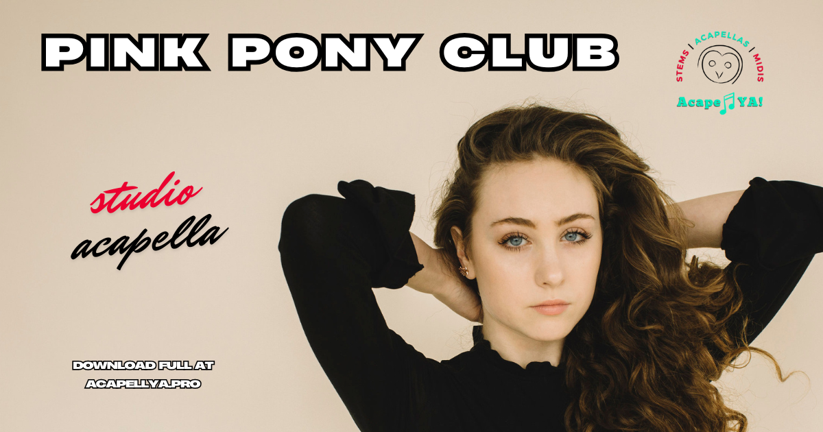 Chappell Roan - Pink Pony Club (HD Studio Acapella)