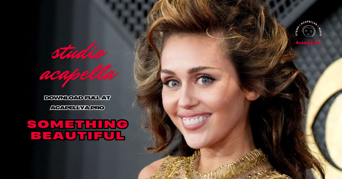 Miley Cyrus - Something Beautiful (Studio Acapella)