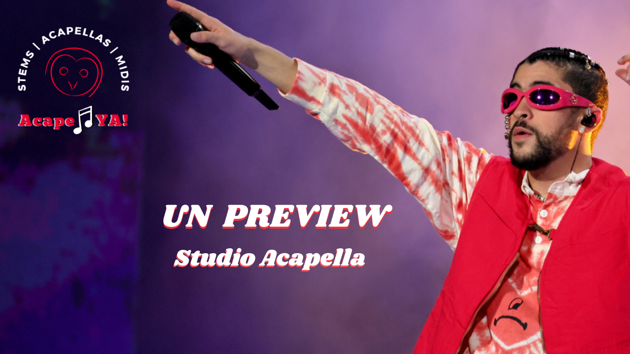 Bad Bunny - UN PREVIEW Acapella Solo Voz