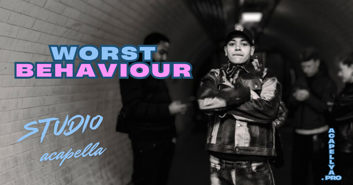kwn ft. Kehlani - worst behaviour (Studio Acapella)