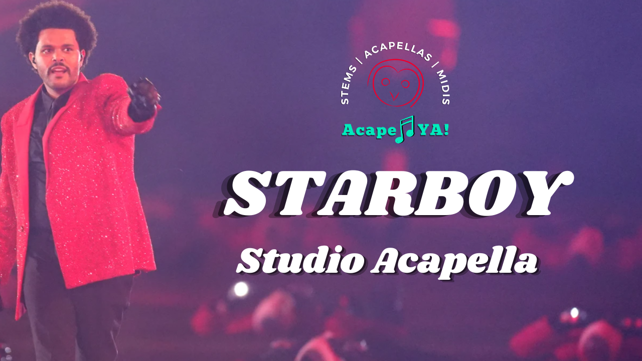 The Weeknd - Starboy (Studio Acapella)